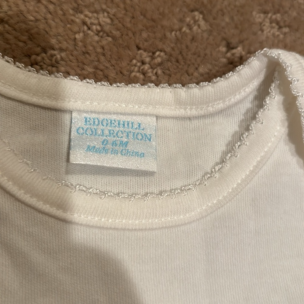 Edgehill Collection Baby Ivory Dress Size 0-6 Months - NWT - Picture 3 of 6